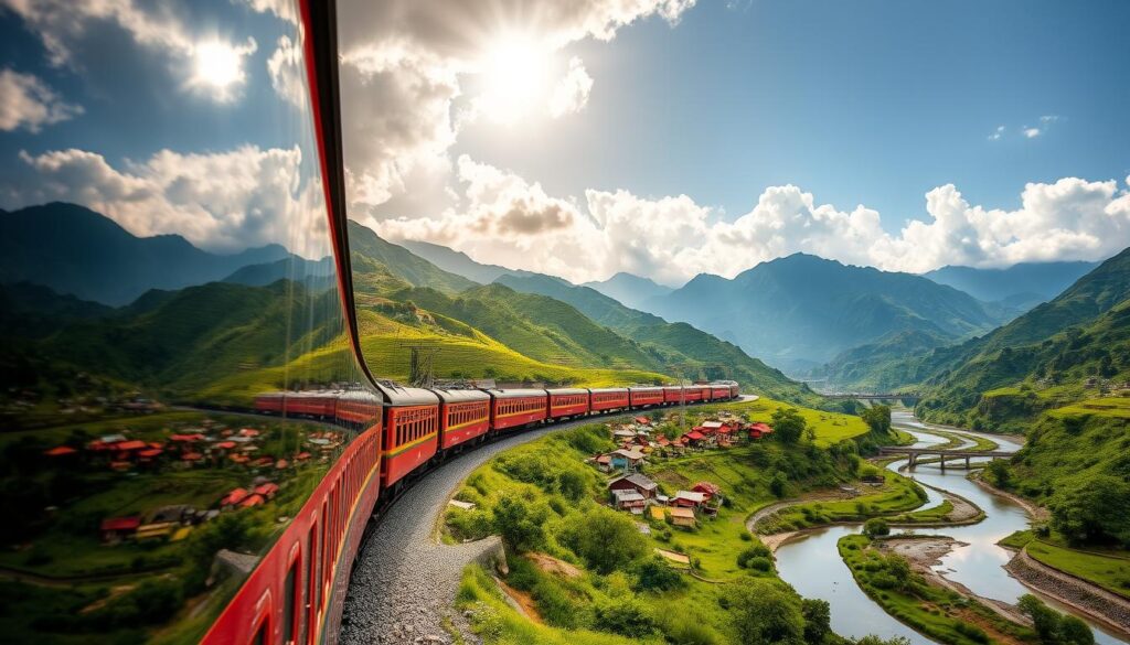 Asian train travel