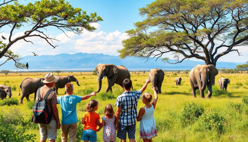 Family-friendly wildlife viewing