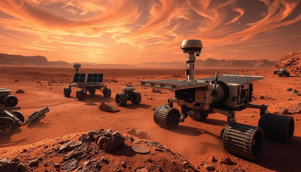 Mars rovers