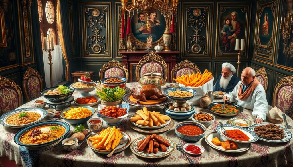 historical figures' favorite foods