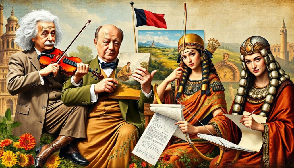 historical figures' pastimes