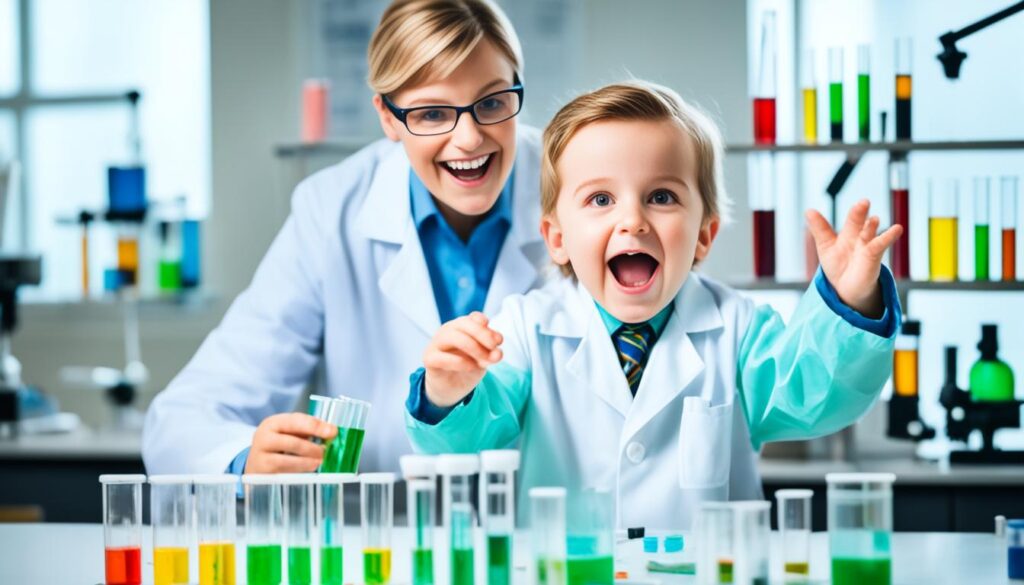 science experiment process at home