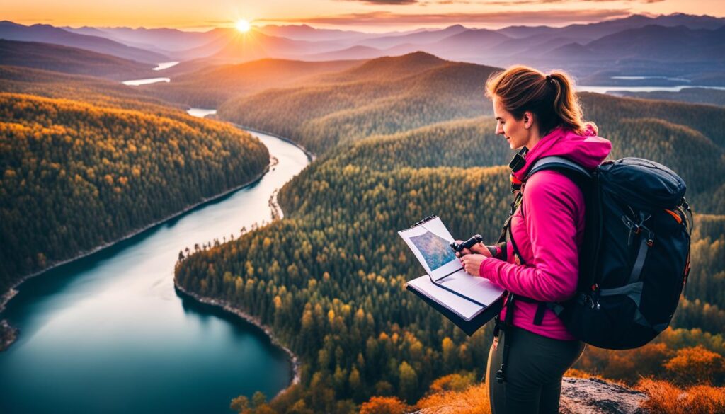 scouting locations for travel photography