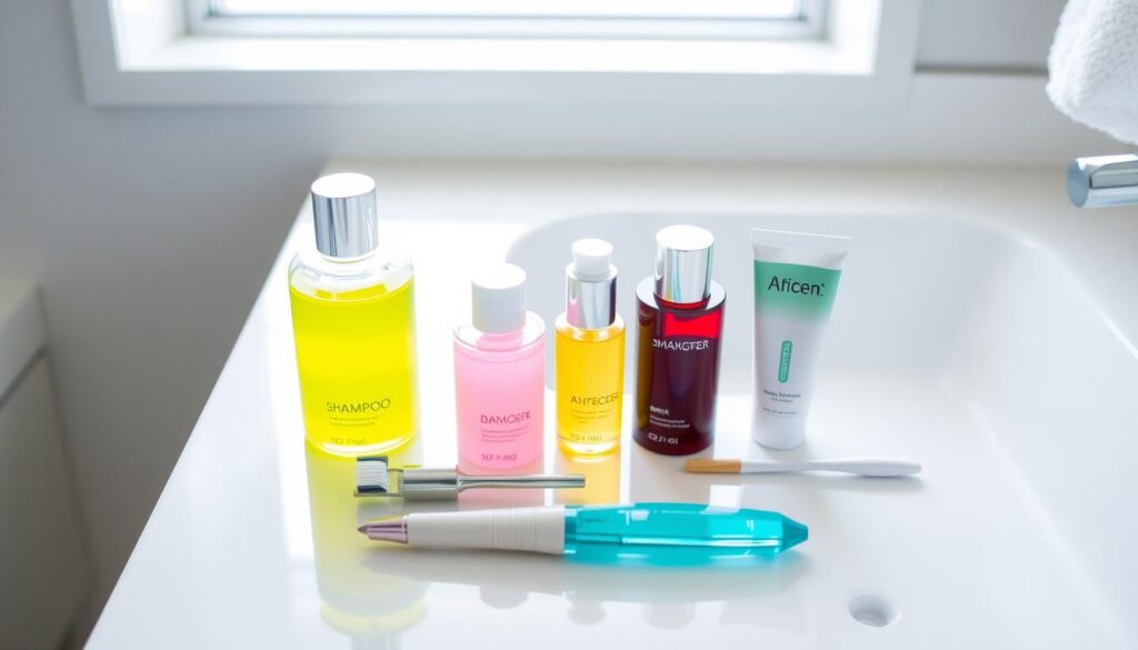 travel-sized toiletries